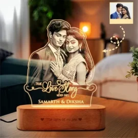 A Love Story Lamp ? Personalized Wedding Gift for Couple