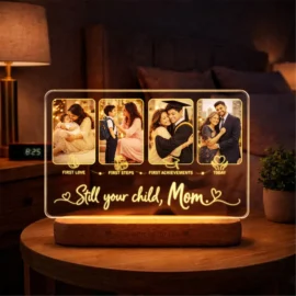 Still Your Child, Mom ? Personalized LED Photo Lamp